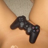 Monroe gets naked while playing video games