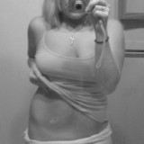Monroe takes self pictures of her tight teen body in the mirror